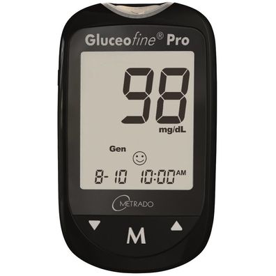 Gluceofine® Pro Blutzucker Mess-System mg/dl