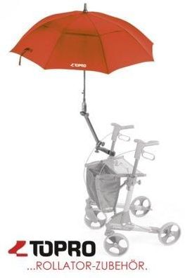 Schirm für Rollator TOPRO schwarz