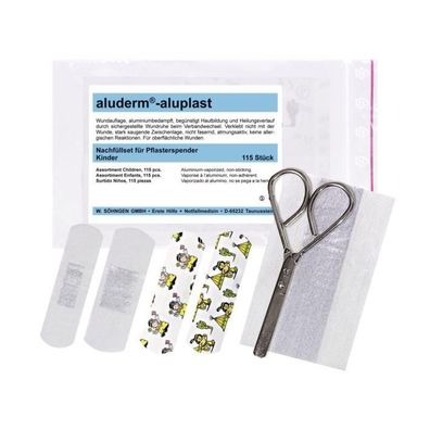 aluderm-aluplast Nachfüllset Pflasterspender Kinder komplett