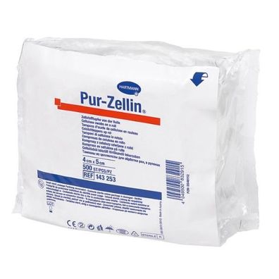 Pur-Zellin® unsteril 4 x 5 cm 500 Stück