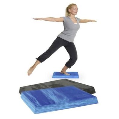 SISSEL Balancefit Pad 50 x 41 x 6 cm schwarz marmoriert