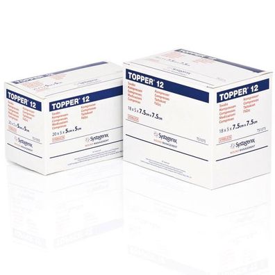 Topper 12 Mehrzweckkompressen unsteril 10x10 cm