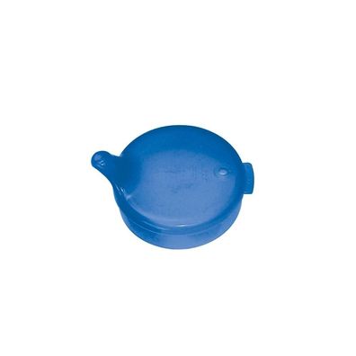 Schnabelbecher Oberteil blau, transluszent, D 4mm