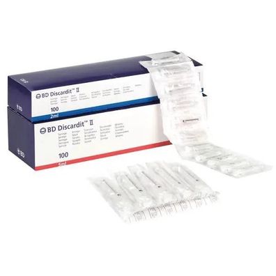 Discardit II Spritzen 20 ml exzentrisch 80 Stück