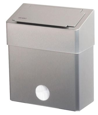 Hygieneabfallbehälter Omega Edelstahl 6 l mit Beutelspender