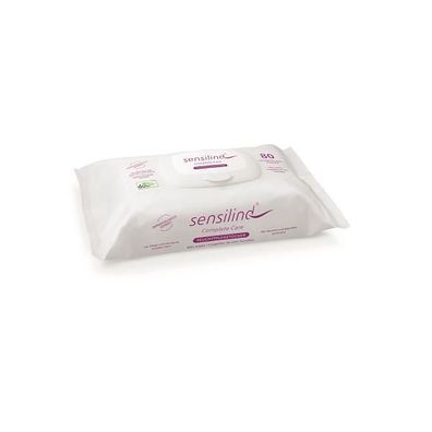 sensilind® Feuchtpflegetücher Flowpack 80 Stück