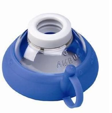 Ambu Transparente Silikon-Gesichtsmaske Größe 0 blau