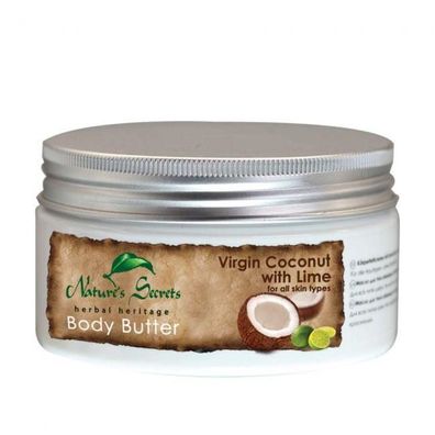 Körperbutter Kokosöl und Limone 200 ml