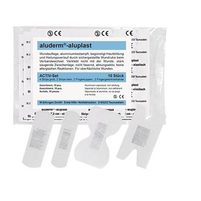 aluderm-aluplast Pflaster-Sortiment Set 10 Stück