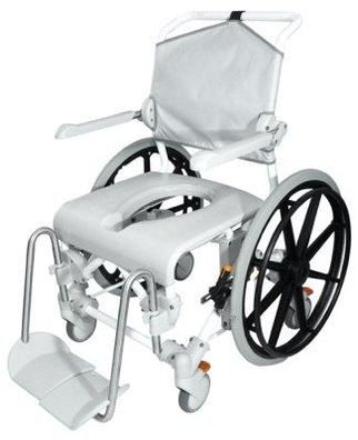 Dusch- und Toilettenrollstuhl Swift Mobil 24"-Räder