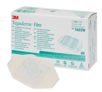 Tegaderm Film Transparentverband 4,4 x 4,4 cm 5 Stück