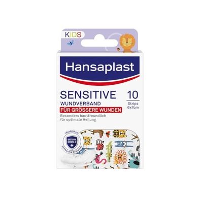 Hansaplast Kinderpflaster Sensitive KIDS 6 x 7 cm 10 Stück