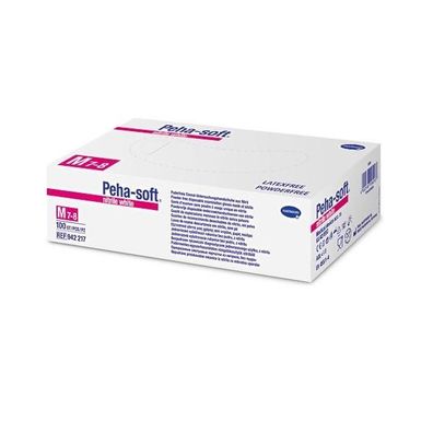 Peha-soft® nitrile white powderfree Gr. M 200 Stück