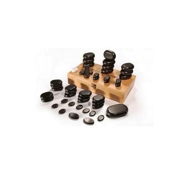 Hot Stone Basaltstein-Set geschliffen 45-teilig