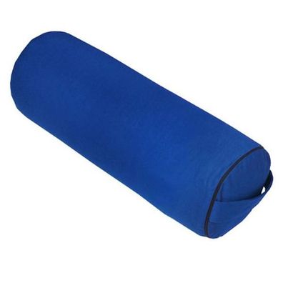 Yoga Bolster Classic Kapokfüllung blau