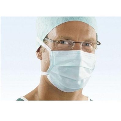 Sentinex® OP-Maske AntiFog grün für Brillenträger 50 Stück