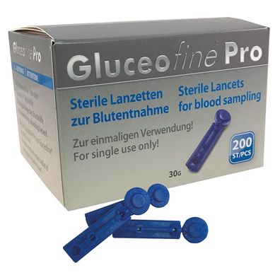 Gluceofine® Pro Blutentnahme-Lanzetten 200 Stück