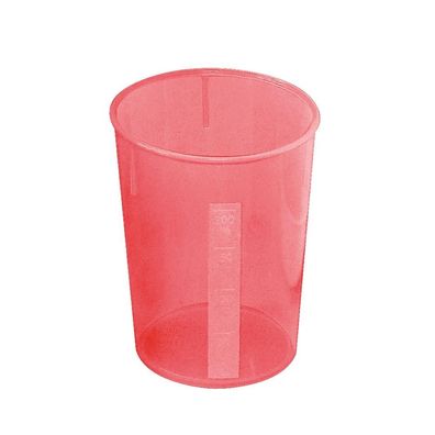 Schnabelbecher Unterteil rot, transluszent 250ml