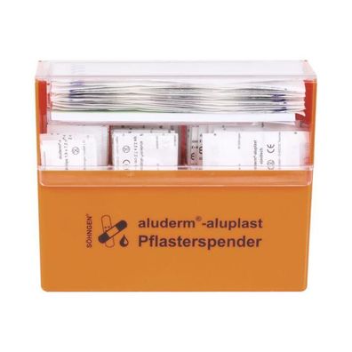 aluderm-aluplast Pflasterspender gefüllt orange