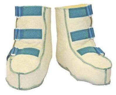 Reha-Schuhe Echtfell medizinisch Gr. 47/48