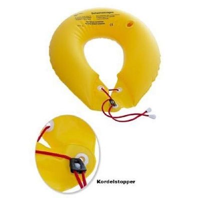 Schwimmkragen mit 2 Luftkammern gelb