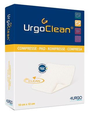 UrgoClean sterile Vlieskompresse 10 x 12 cm 10 Stück