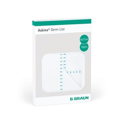 Askina® Derm Lite 6 x 7 cm steriler Wundverband 10 Stk