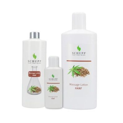 Massage-Lotion Hanf 500 ml + Spender