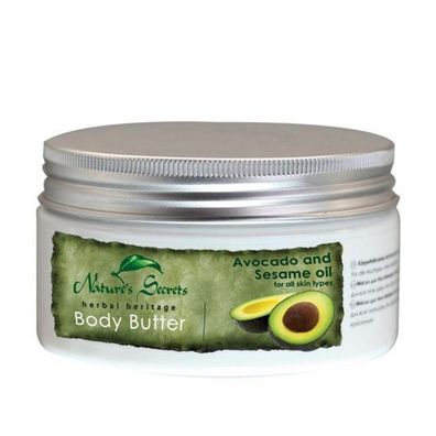 Körperbutter Avocado mit Sesamöl 200 ml