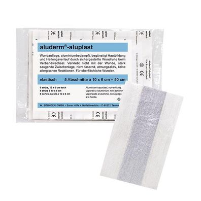 aluderm-aluplast elastisch Wundverbandpflaster 50 x 6 cm
