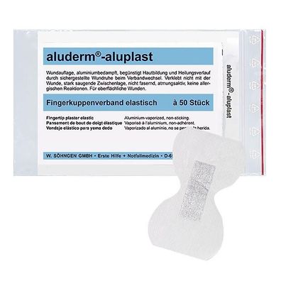 aluderm-aluplast Fingerkuppenverband elastisch 50 Stück