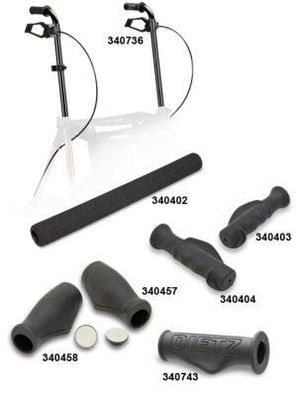 Dietz Handgriff für Rollator, Delta-Gehrad rechts