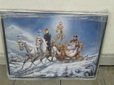 Original Otto Waalkes Giclée Siebdruck Nächtliche Ausfahrt, gerahmt - Auflage nur 199