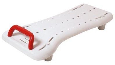 Badebrett BENNY mit Handgriff 35 x 69 cm rot