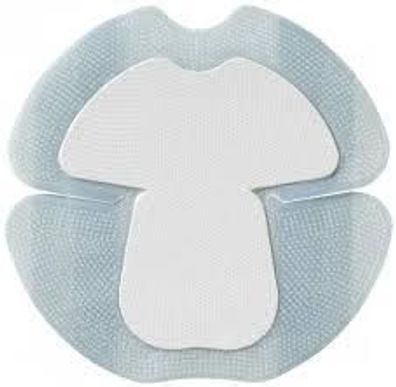 Biatain Schaumverband Silicone 18 x 18 cm 5 Stück Ferse