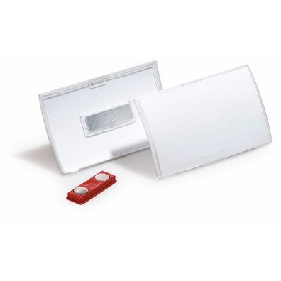 Durable Namensschild Click Fold transparent 10 Stück