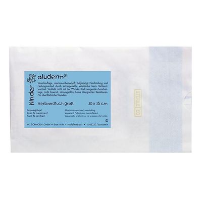 aluderm Kinder Verbandtuch groß 30 x 35 cm