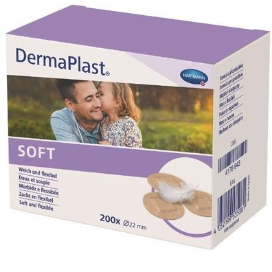 DermaPlast® SOFT Wundpflaster Ø 22 mm
