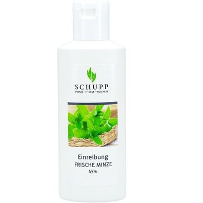 Einreibung 45% Frische Minze 200 ml