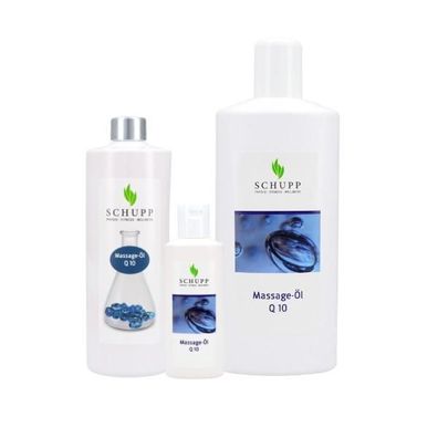 Massage-Öl Q10 500 ml + Spender