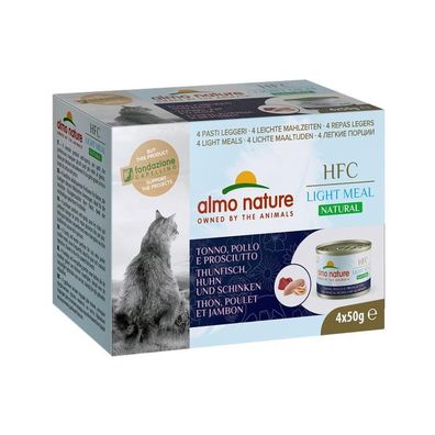 Almo Nature Adult Light Meal Thunfisch, Huhn & Schinken 96 x 50g