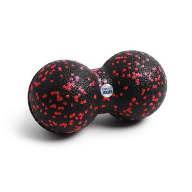Trendy FaszienBall Dupla L16cm Ø8cm schwarz/rot