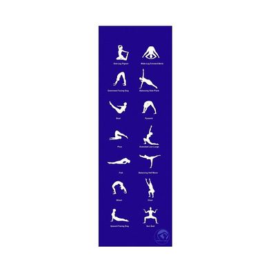 Trendy YogaMat HOME 180 x 60 x 0,5 cm blau