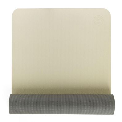 TPE Yogamatte LOTUS PRO sand/hellgrau