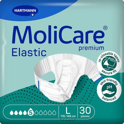 MoliCare® Premium Elastic 5 Tropfen Gr. L 30 Stück
