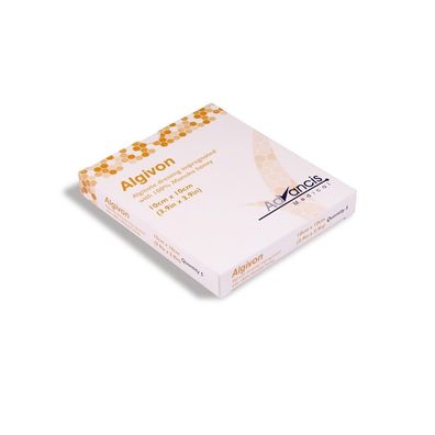 Algivon Wundauflage Honig 10 x 10 cm 5 Stück