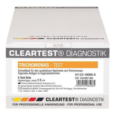 Cleartest Trichomonas Kassettentest 5 Stück