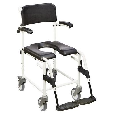 TOMTAR® Dusch- und Toilettenstuhl Levina 320 5" Räder