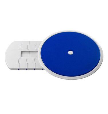 Dreh-und Übersetzhilfe Ø 32 cm mit Bezug blau