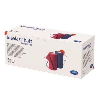 Idealast®-haft Color blau/rot 10 cm x 4 m 10 Stück